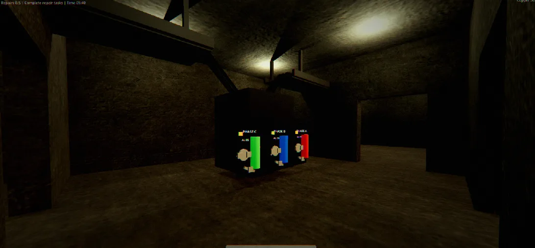 Three color-coded transformer phase control columns mounted on a dark industrial cabinet.